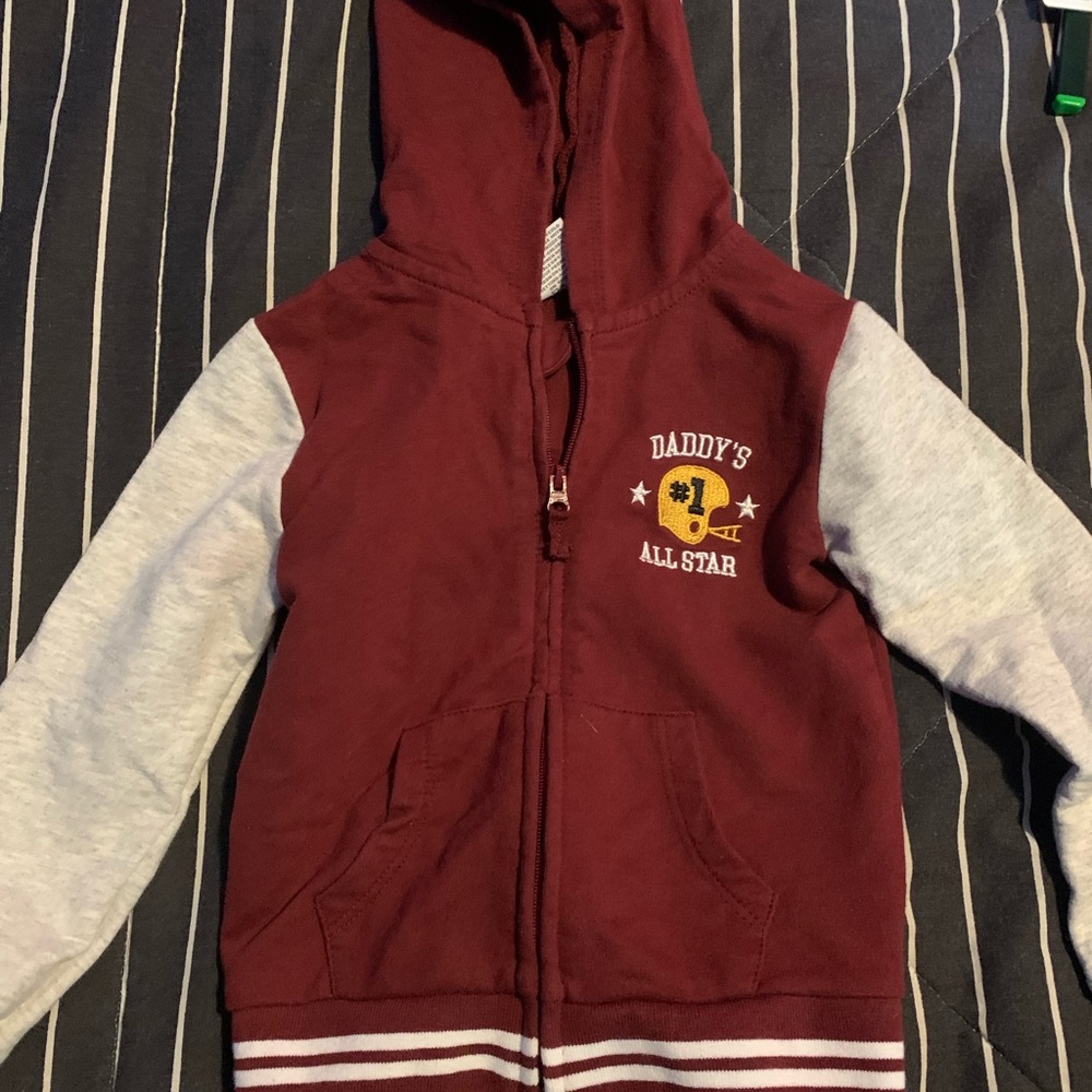 Toddler Varsity Style Sweat Jacket